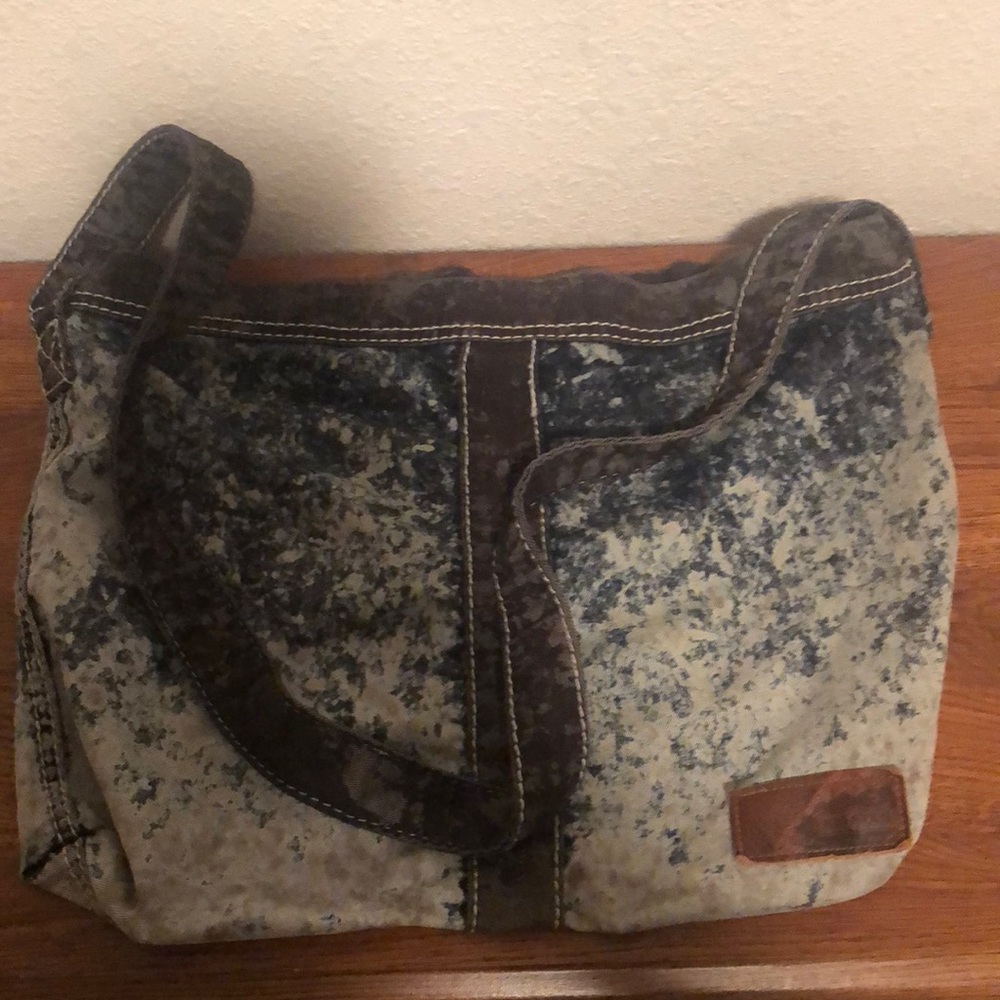 Buckle cross body bag